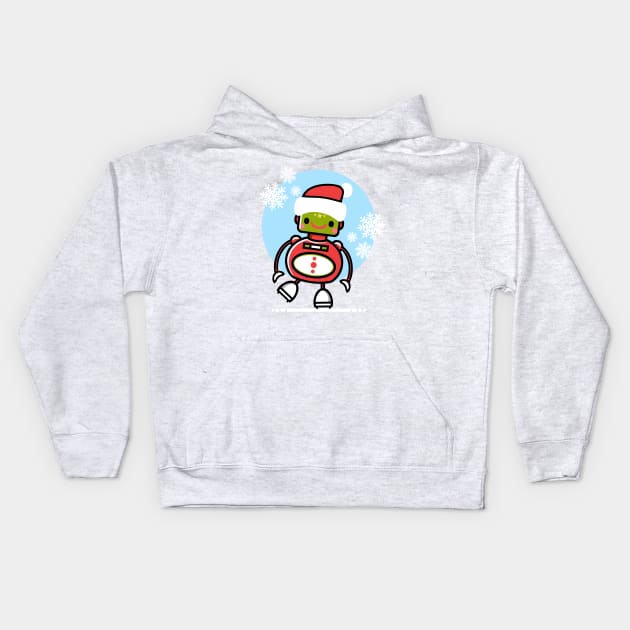 Ice skating Kids Hoodie by AdrianaStore